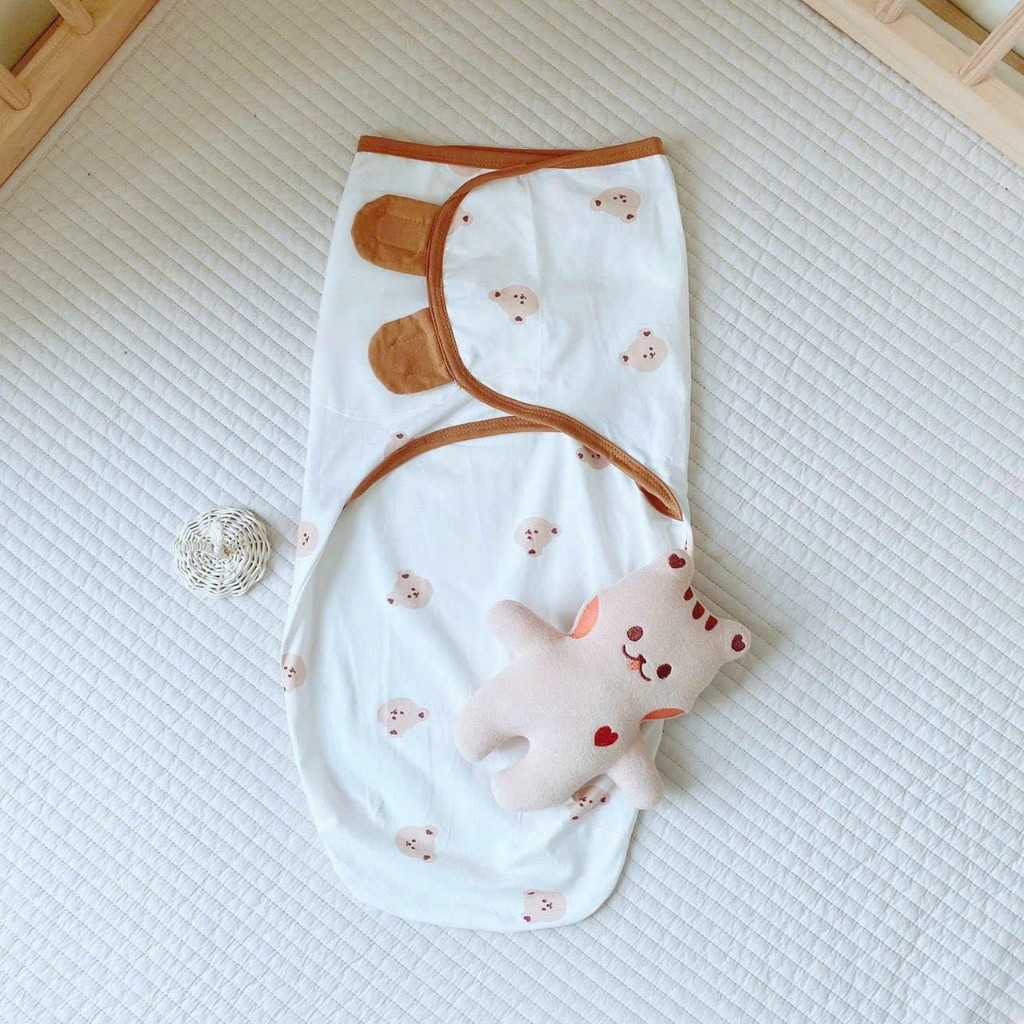 Ủ kén Monona - Ủ kén sợi Cotton Organic thiết kế thông minh cho bé từ sơ sinh ngủ không bị giật mình