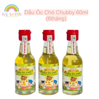 Dầu Óc Chó Chubby Ăn Dặm Chai 60ml