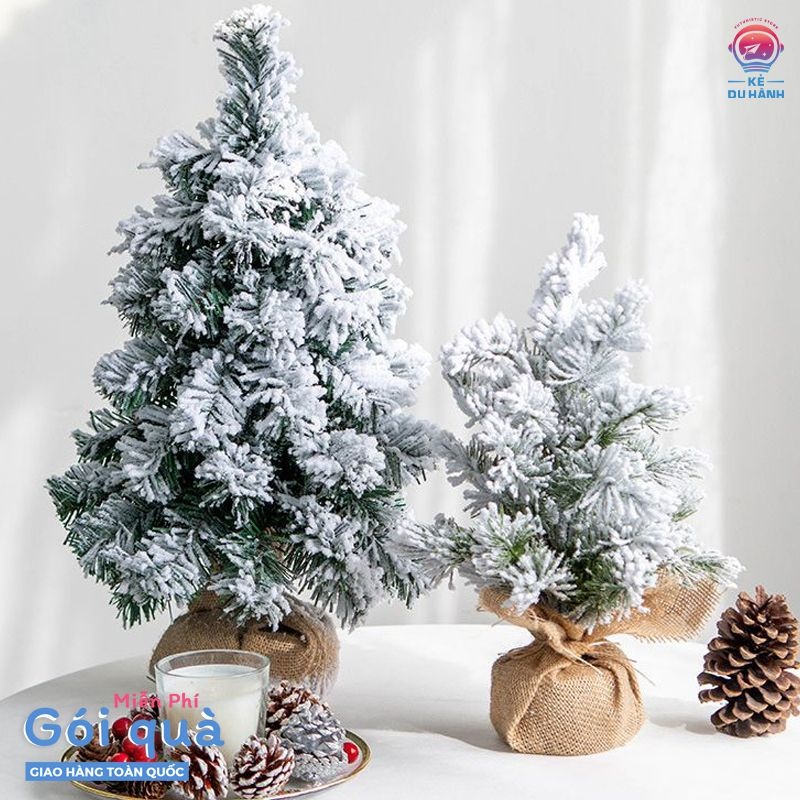 Cây Thông Noel Phủ Tuyết Trang Trí Noel Giáng Sinh1m2, 1m5, 1m8, 2m, 2m4, 3m Hàng Việt Nam Cao Cấp 2023