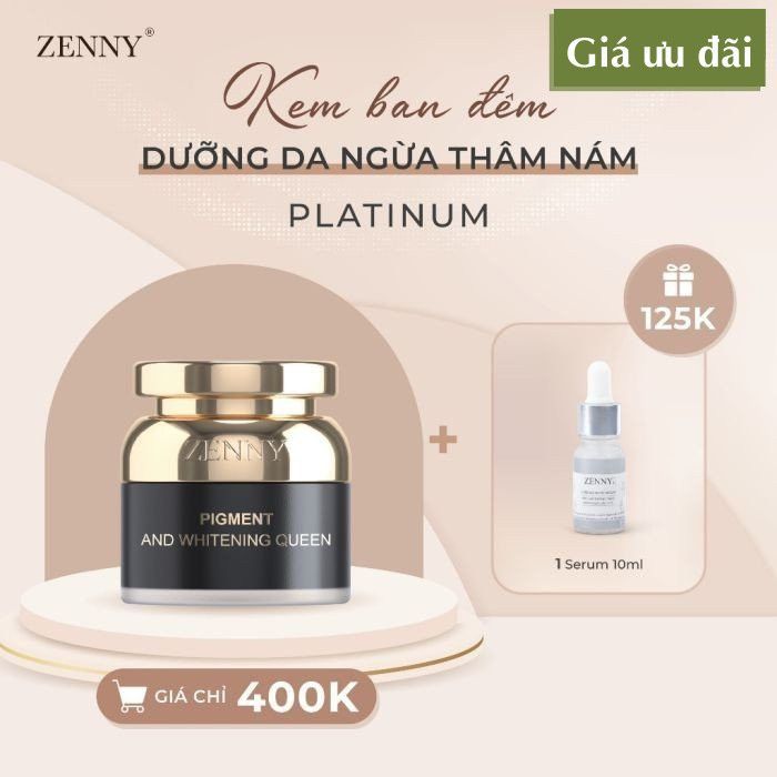 Kem Ngăn Ngừa Nám Tàn Nhang Zenny Platinum Ban Đêm