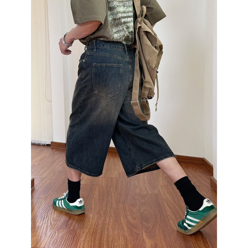 QUẦN JEANS WIDE LEG SHORT DÀI MS 1080