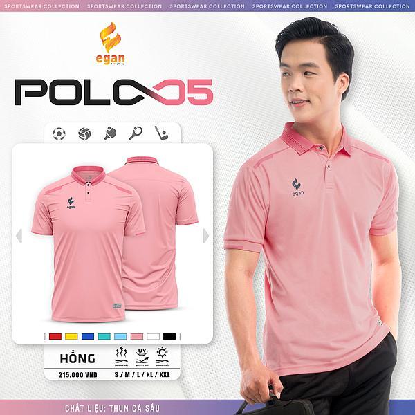 Áo Polo Egan 05- đẹp và thoáng khí- hàng phân phối chính hãng