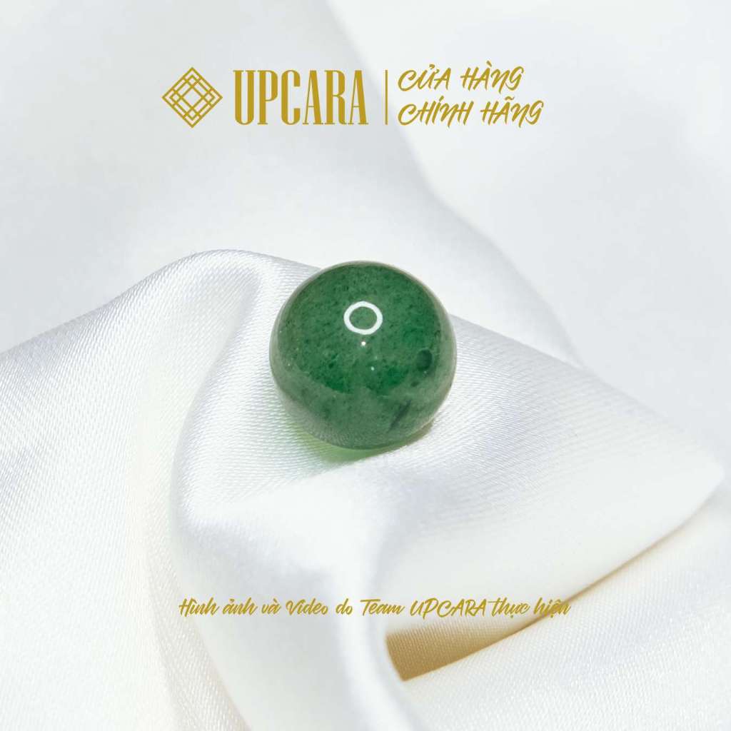 Một hạt dâu tây xanh thiên nhiên xỏ vòng tay, mix chuỗi hạt 6mm, 8mm, 10mm UPCARA