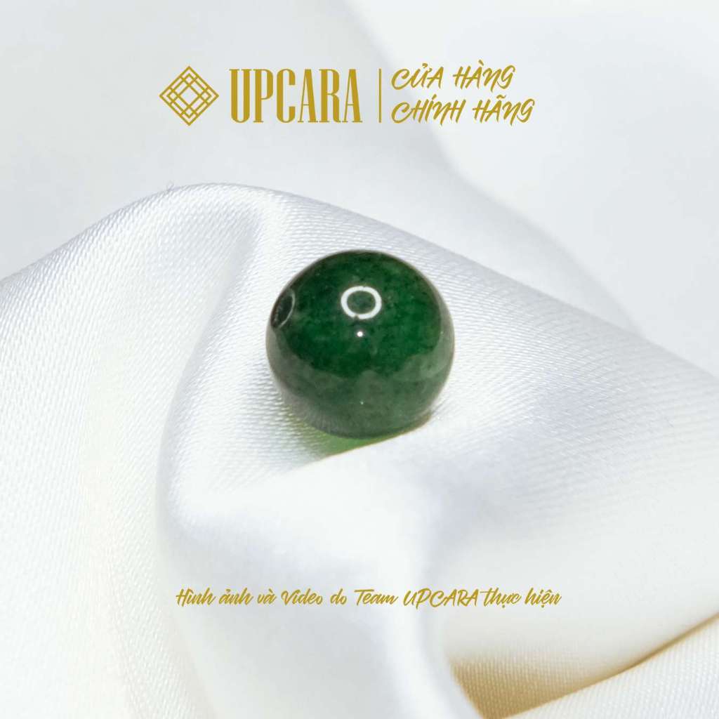 Một hạt dâu tây xanh thiên nhiên xỏ vòng tay, mix chuỗi hạt 6mm, 8mm, 10mm UPCARA