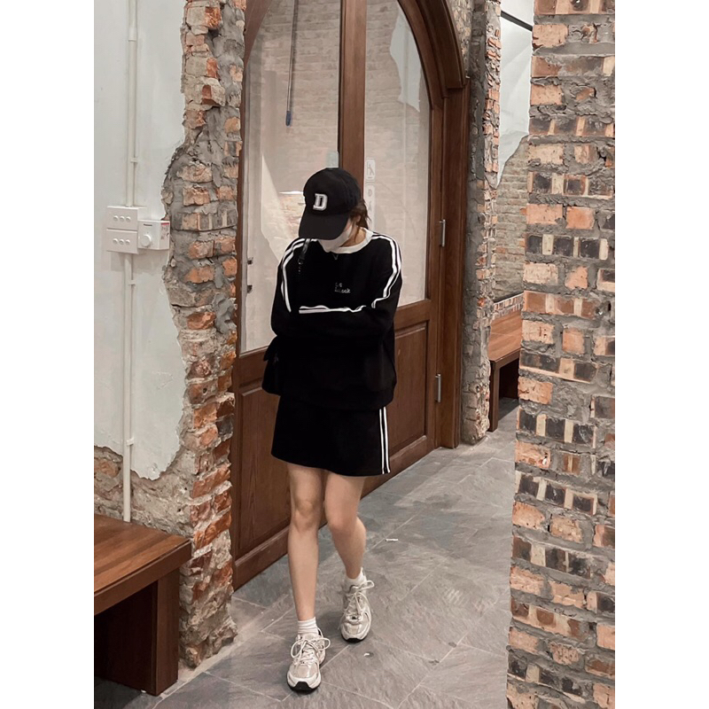 Set thể thao sọc tay năng động