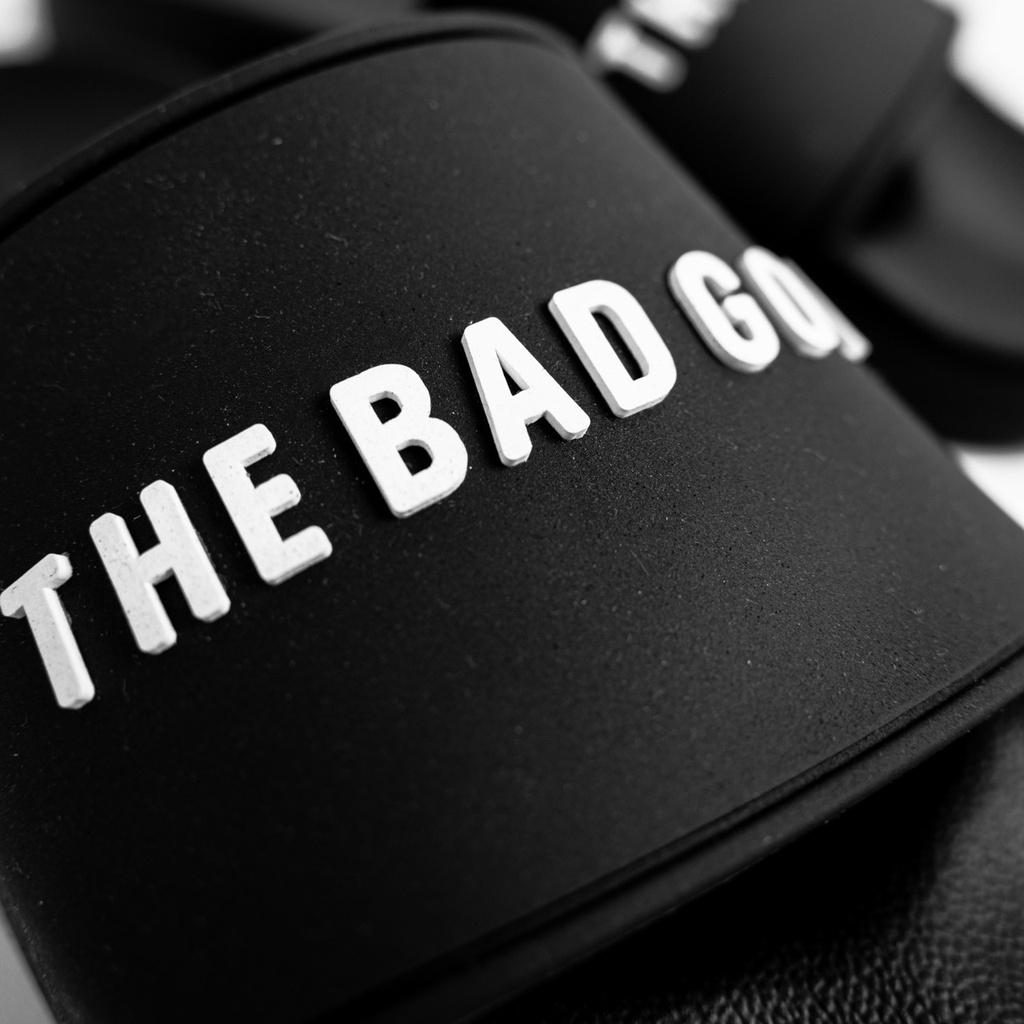 Dép quai ngang slipper The Bad God Basic fullblack fullbox ,dép quai ngang nam nữ