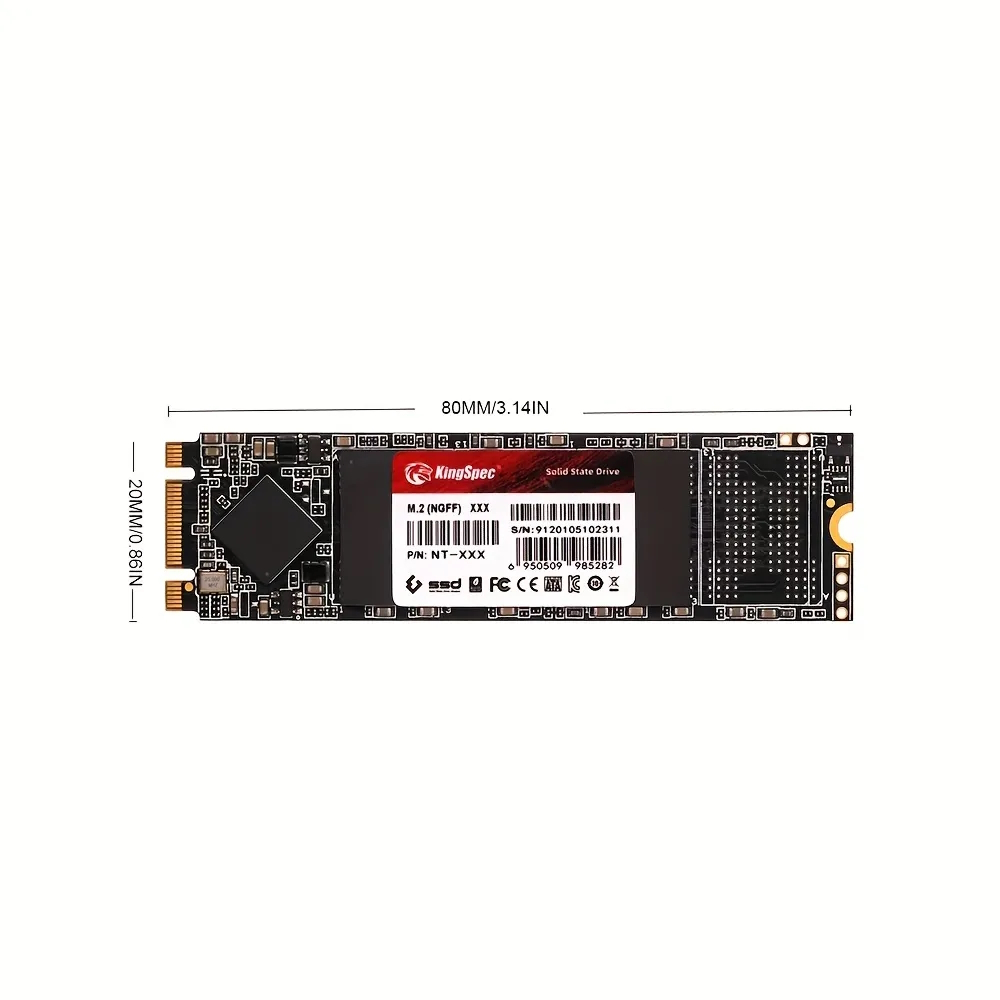 Ổ cứng SSD M2 SATA  Kingspec NT-256 256GB New 100% Full Box