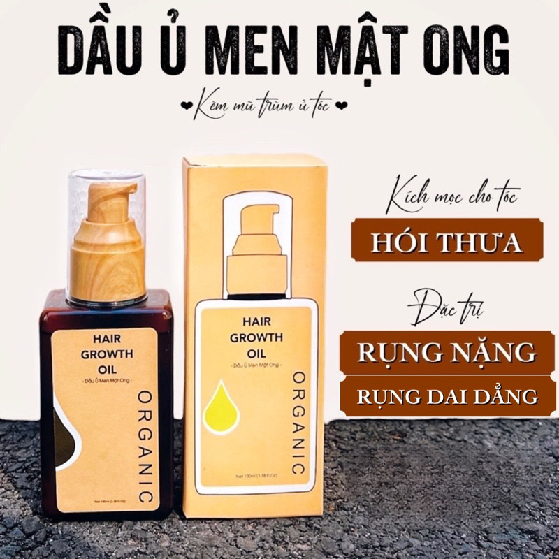 DẨU Ủ  MEN MẬT ONG ( Rụng Nặng, Hóii, Kích Mọc chuyên sâu