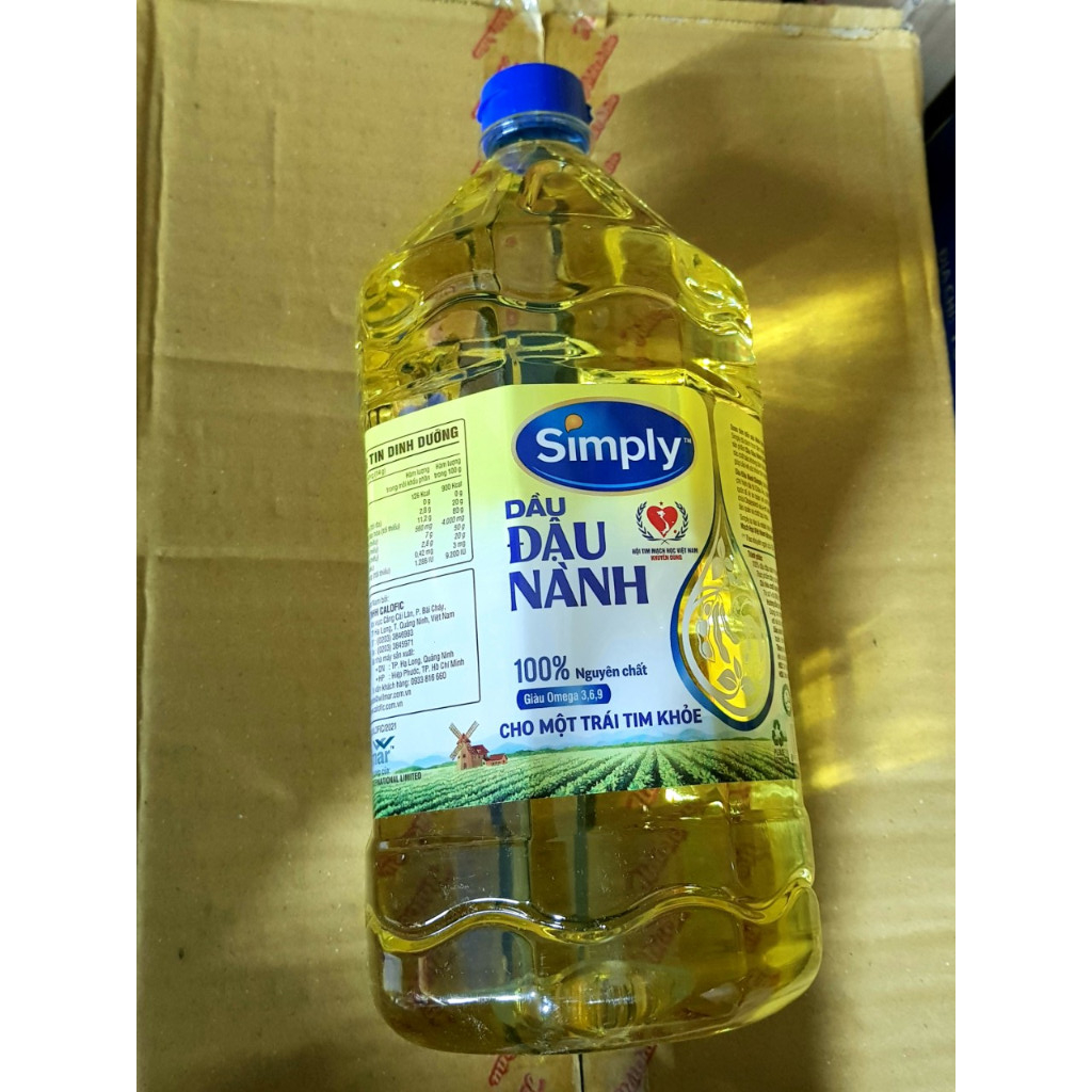 Dầu đậu nành Simply 1L, 2L, 5L