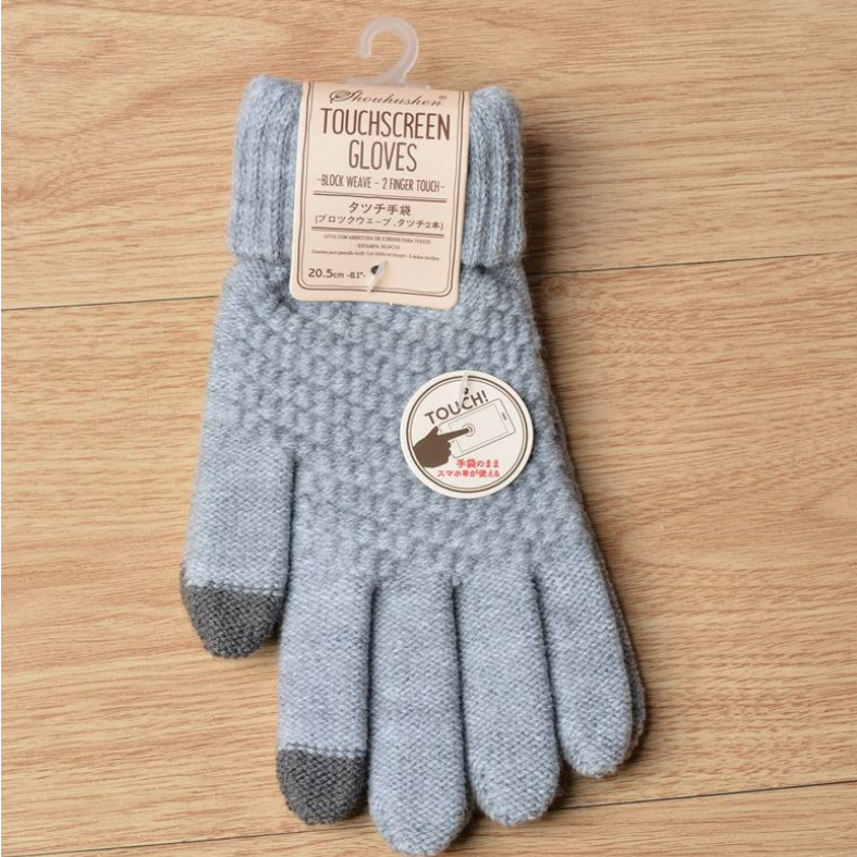 Đôi găng tay len giữ ấm Găng tay màn hình cảm ứng mùa đông GT02