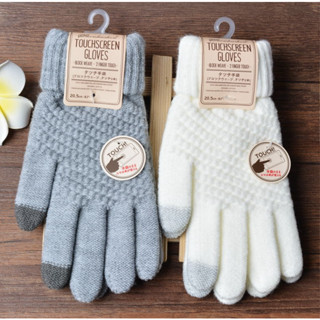 (Rẻ nhất shopee) Đôi găng tay len giữ ấm Găng tay màn hình cảm ứng mùa đông GT02