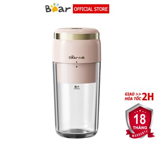 Máy xay sinh tố cầm tay Bear 300ml máy xay sinh tố mini sạc điện – Hàng chính hãng