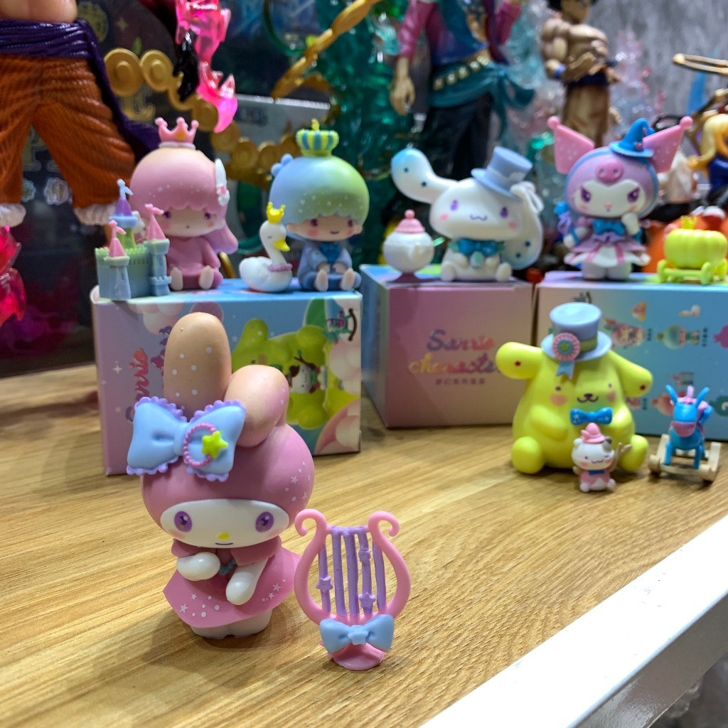 Hộp Mù Blind Box Sanrio, Kuromi , Melody Dễ Thương - Deco Góc Làm Việc - Siêu Đẹp