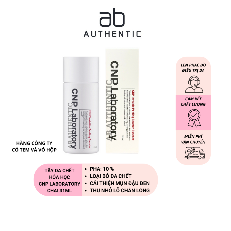 Gel tẩy tế bào chết hóa học CNP Laboratory Invisible Peeling Booster Essence 31ML- HÀNG CÔNG TY