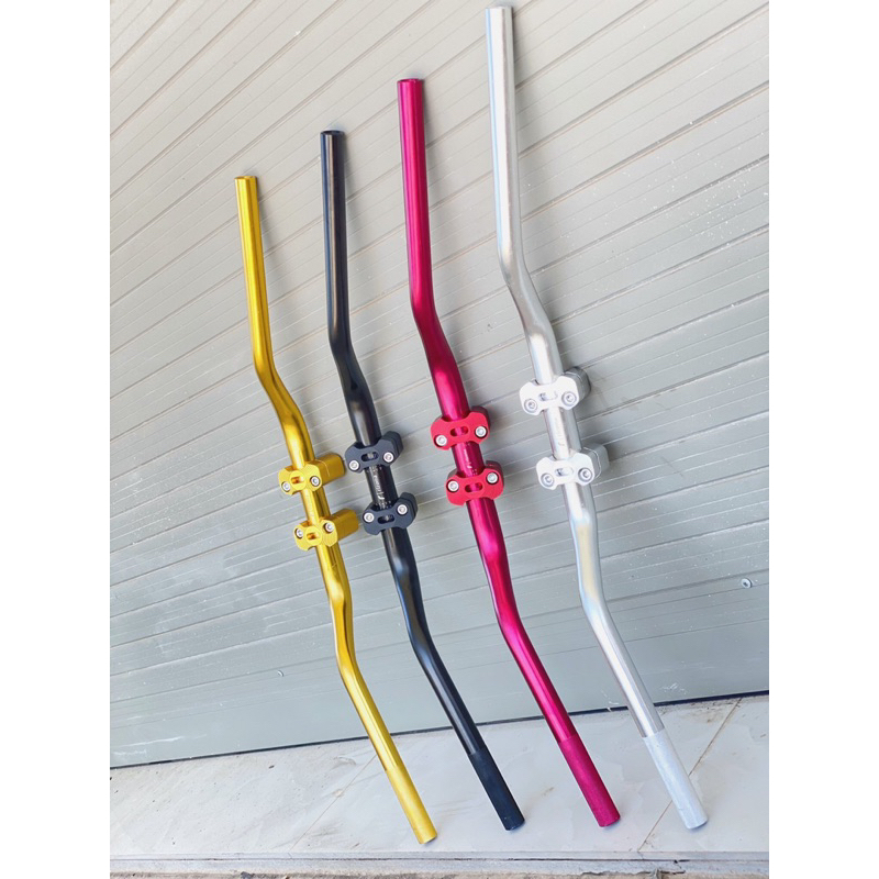 Ghi Đông Trung Quốc Kiểu Rizoma 28mm Kèm Cục Nâng Gắn Xe Điện Xmen Cho Xe Máy Ghi Đông Trần