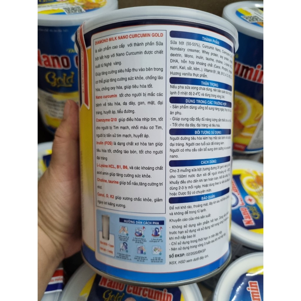 Sữa nghệ Nano Curcumin Gold.