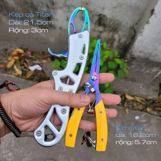 Bộ kìm, Kẹp cá cao cấp mạ titan bền bỉ,không rỉ sét kìm kẹp cá cao cấp