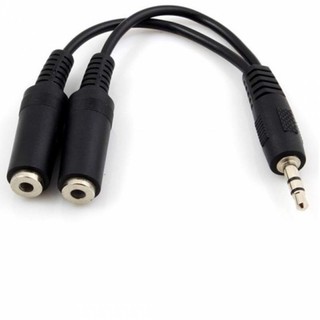 Jack chia âm thanh 1 ra 2 cổng audio 3.5 mm - chia loa 1 ra 2