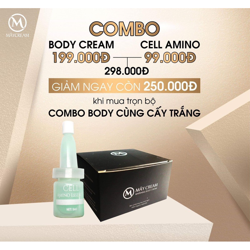 Kem Body Mây Cream - Kem Body Thanh Mây Chính Hãng