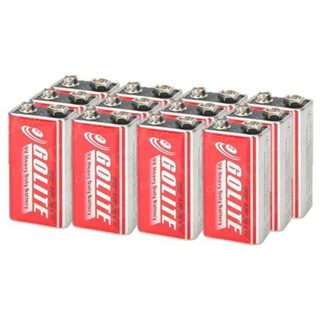 Hộp 10 viên pin vuông golite 9v