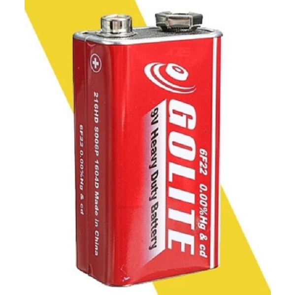 Hộp 10 Viên Pin Vuông GOLITE 9V
