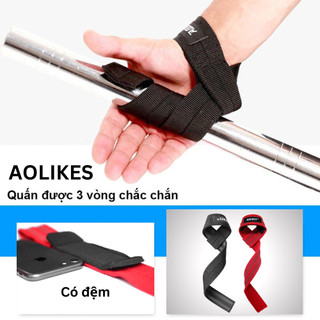Dây kéo lưng cao cấp AOLIKES SP061, Dây hỗ trợ tập gym GYMTREX