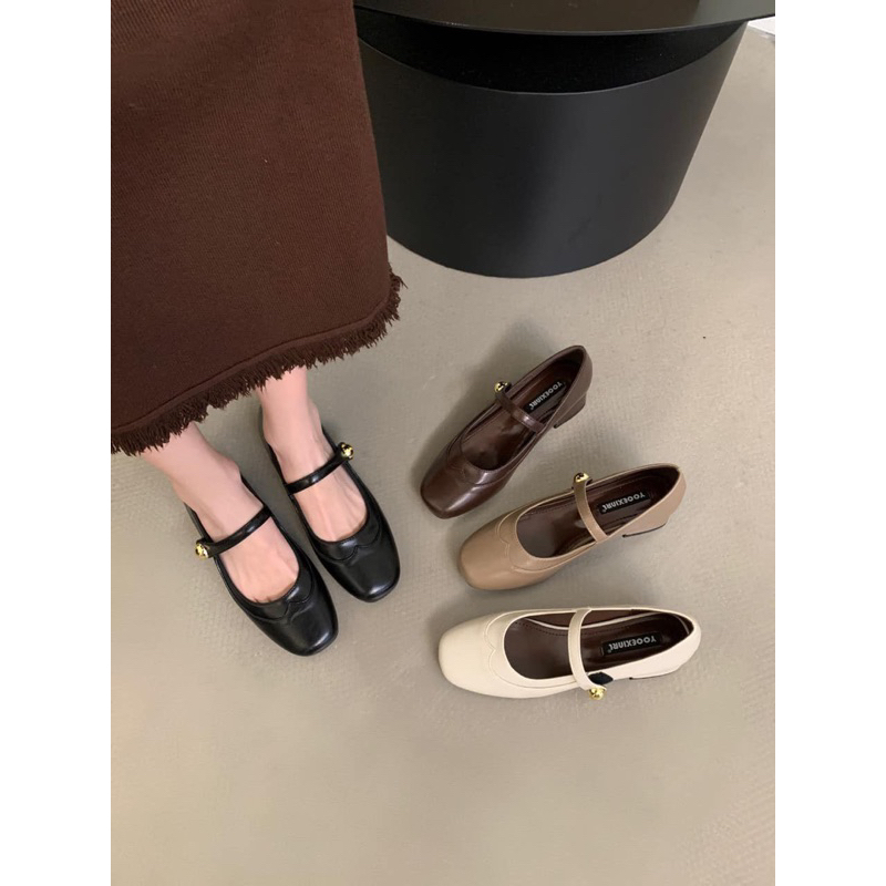 Giày Mary Jane viền mũi - Bunny Shoes