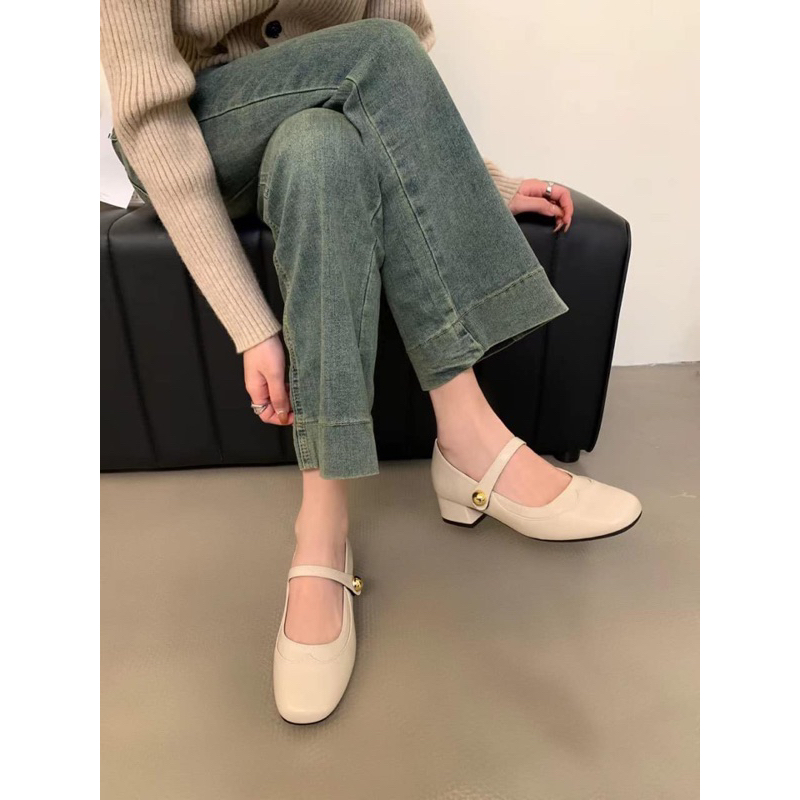 Giày Mary Jane viền mũi - Bunny Shoes