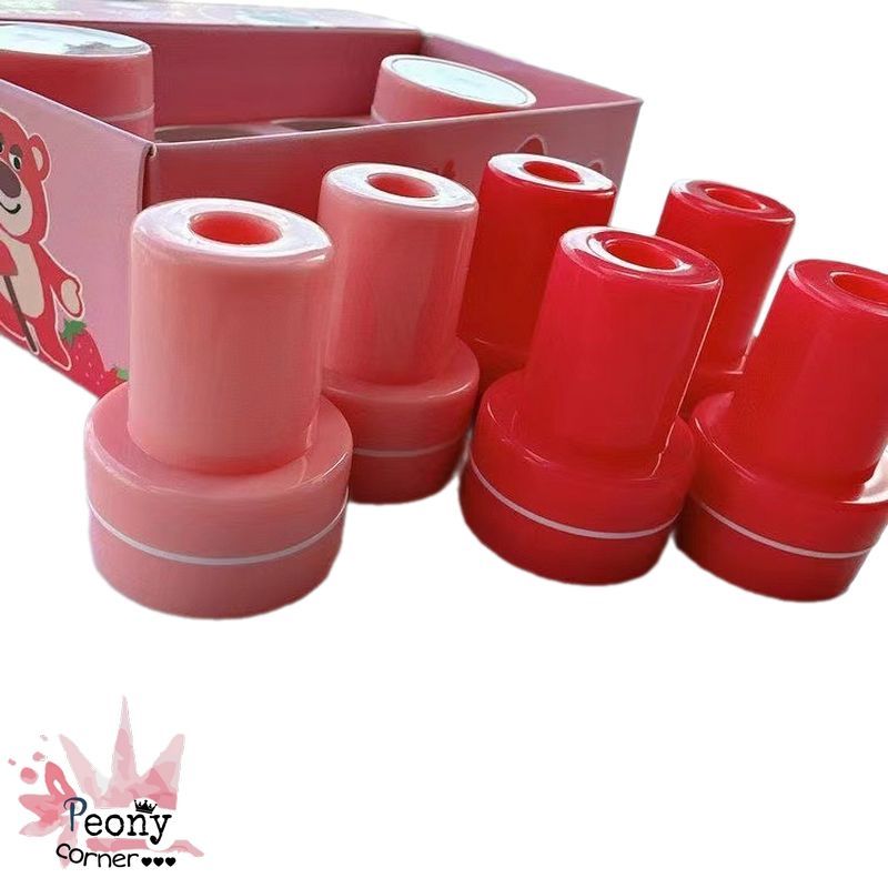 Bộ Set 8 Con Dấu Đóng Dấu DIY Gấu Dâu Lotso Hoạt Hình Thỏ Gấu Sáng Tạo Cho Bé Đồ Chơi Trẻ Em