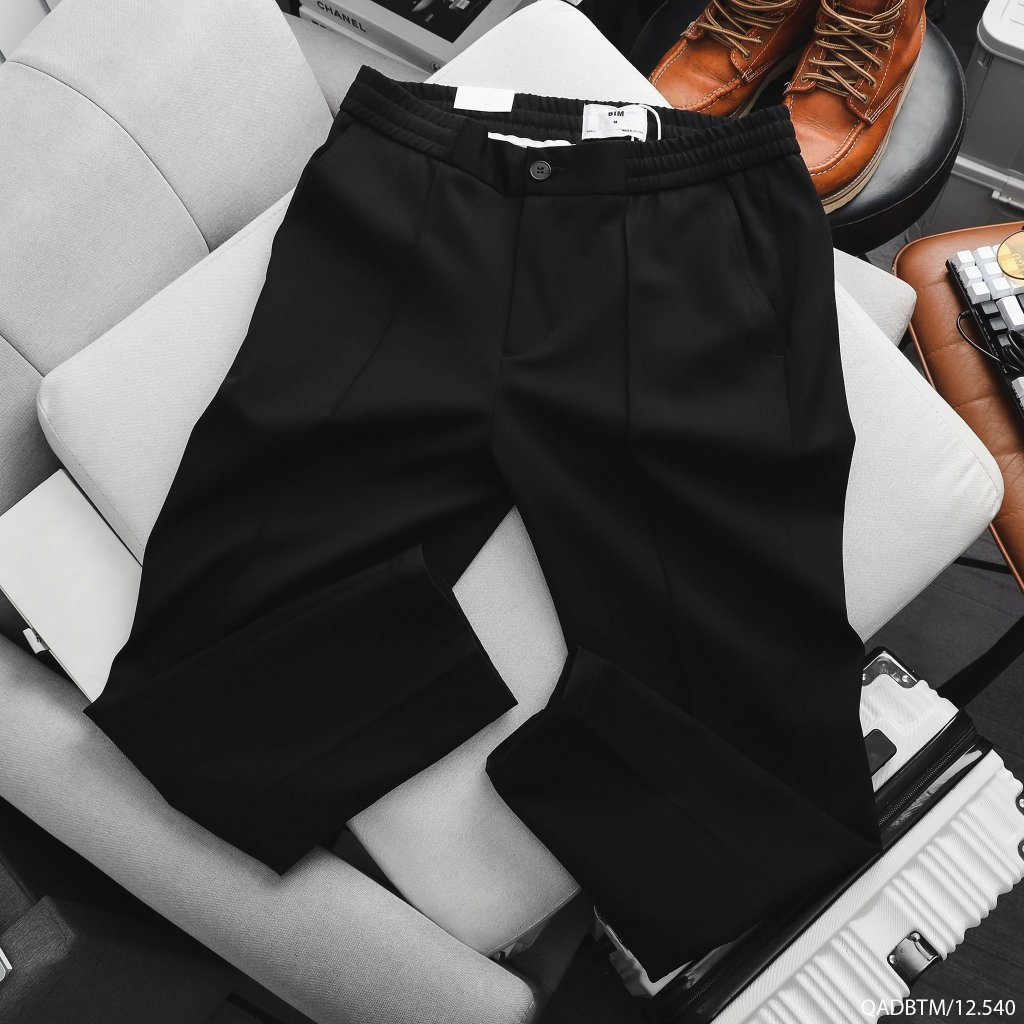 Quần dài âu nam BTM, quần âu nam lưng chun, chất vải tuypxi cao cấp, form đứng 12540