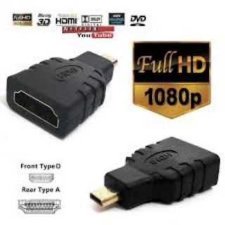 Đầu Chuyển Micro HDMI sang HDMI (Đen)-DC890