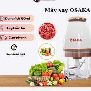 Máy xay sinh tố mini Osaka dung tích 750ml, máy xay thịt xay đồ ăn dặm cho bé xay cá thực phẩm chất lượng