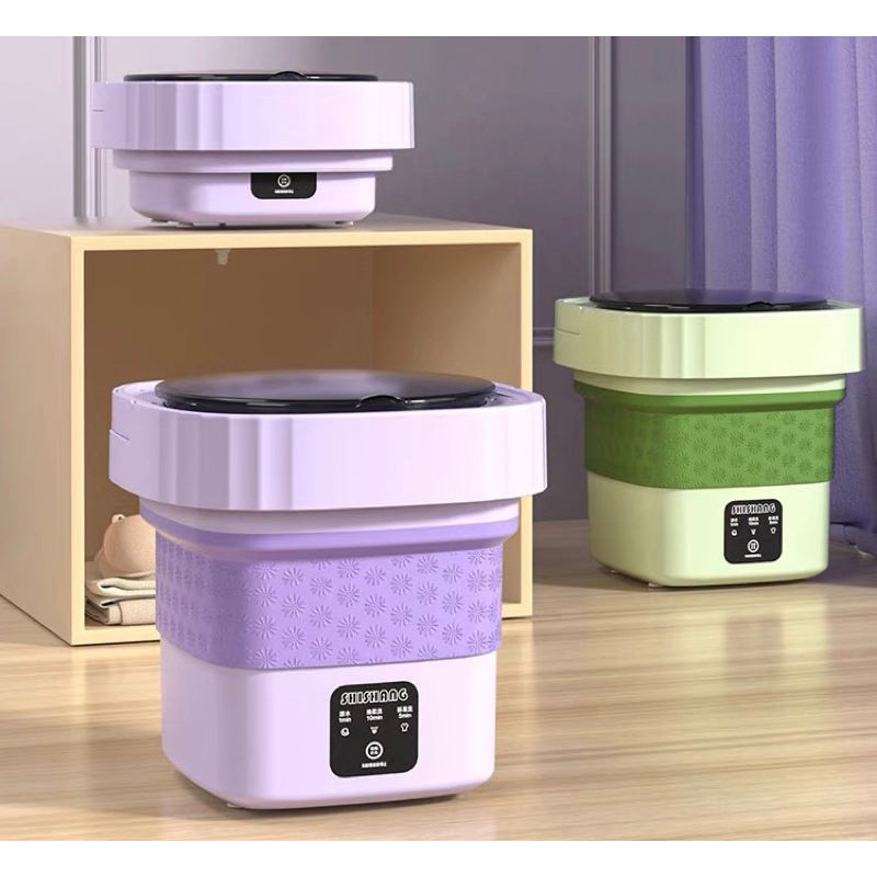 Máy giặt mini gấp gọn 9L có khử khuẩn