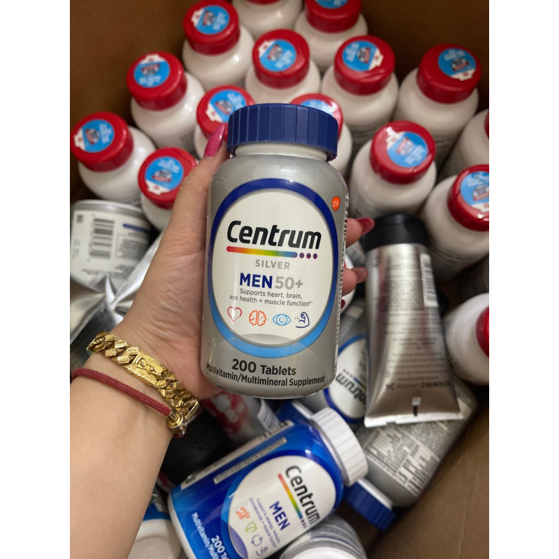 Centrum silver men 50 cho nam trên 50 tuổi, dưới 50 tuổi.