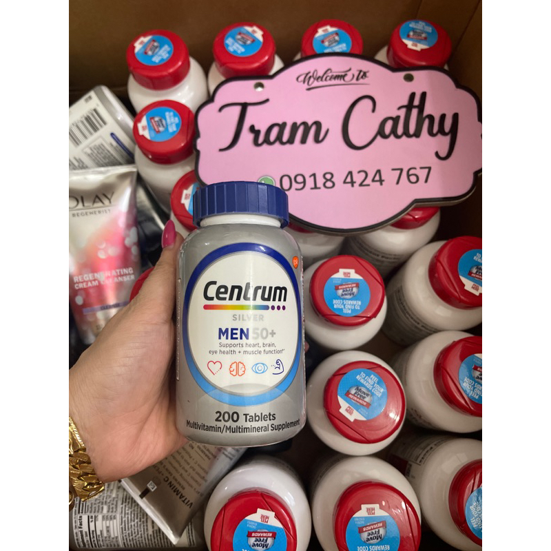 Centrum silver men 50 cho nam trên 50 tuổi, dưới 50 tuổi.