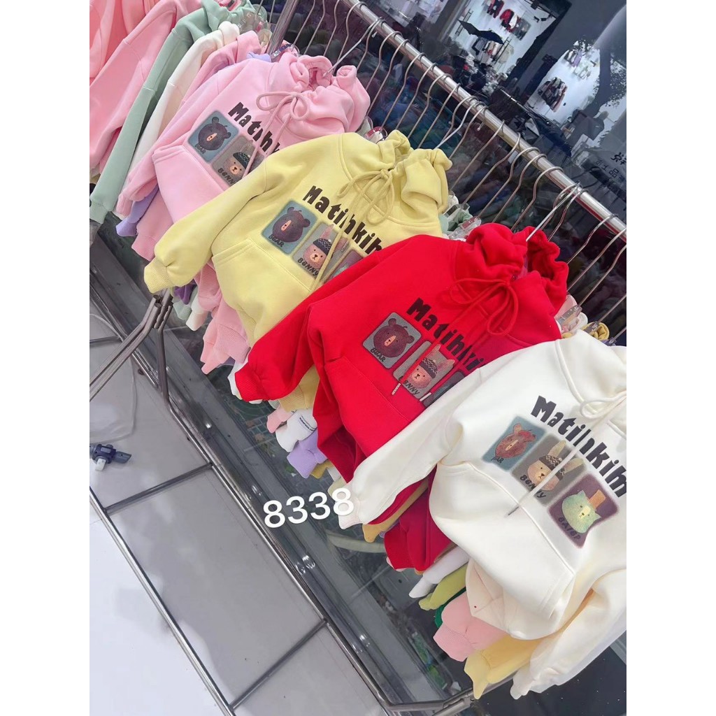 Áo hoodie nỉ lót nhung siêu ấm cho bé Sukun - Áo hoodie cho bé trai bé gái hàng Quảng Châu Kunkid