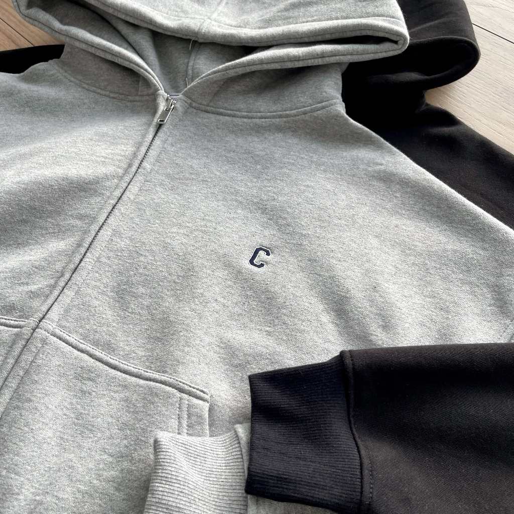 ÁO HOODIE ZIP BOXY CHỮ C- CHUOTCONG HD1810