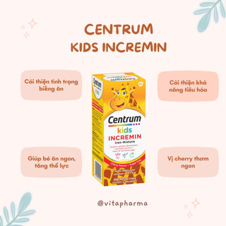 [DATE 11/2026 - BAY AIR, ĐỦ BILL] Siro Centrum Kids Incremin Iron Mixture Úc 200ml