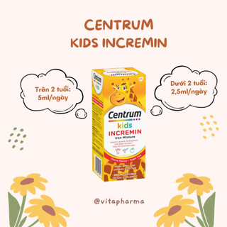 [DATE 11/2026 - BAY AIR, ĐỦ BILL] Siro Centrum Kids Incremin Iron Mixture Úc 200ml