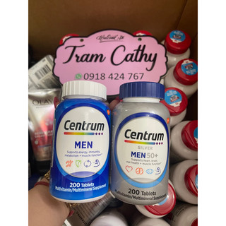 Centrum silver men 50 cho nam trên 50 tuổi, dưới 50 tuổi.