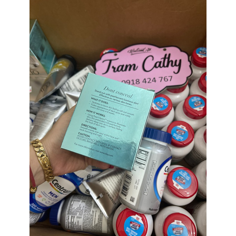 Hàng Mỹ] Kem Dưỡng Trắng Da Mặt Olay Luminous Adv Tone Perfecting Cream