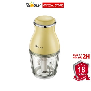 Máy xay thịt mini Bear 0.6L máy xay ăn dặm cho bé, xay thịt, xay rau củ quả – Hàng chính hãng