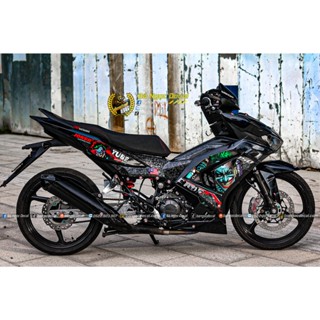 TEM DÁN JOKER XE WINNER X V3 MÀU ĐEN XANH LÁ CỰC NGẦU