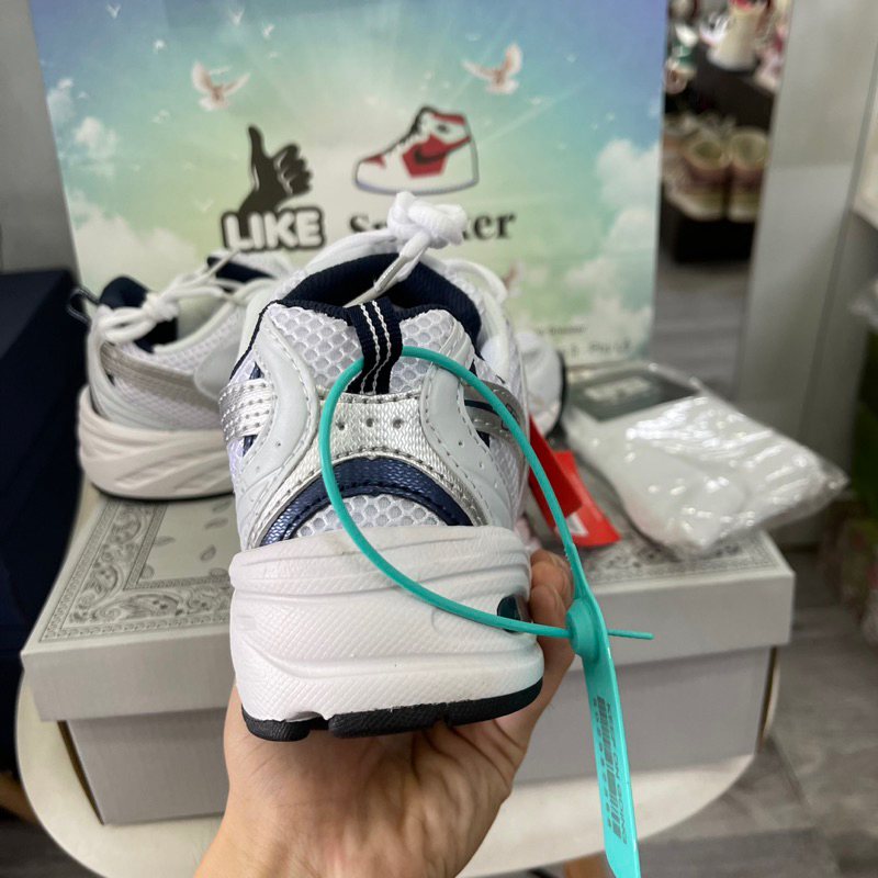 Giày Thể Thao New Balence 530 Xám Bạc Full Box Hàng Xịn Cho Nam Nữ Tặng Tất + Hộp Bảo Vệ