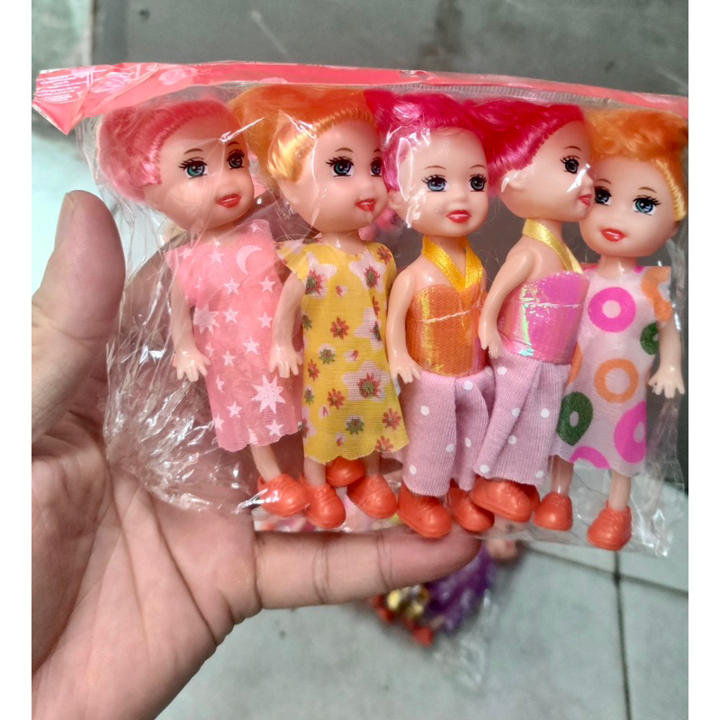 Combo 5 búp bê mini em bé dễ thương cho bé gái TP000004