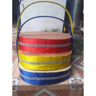 giỏ lụa bầu dục
