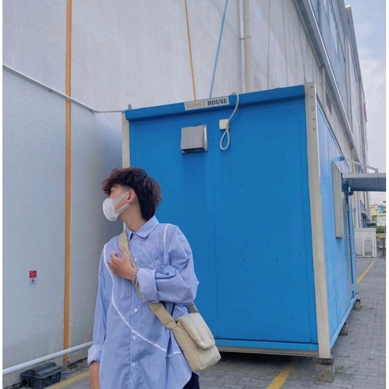 Túi đeo chéo chần bông MINI TRƠN cao cấp dainystore