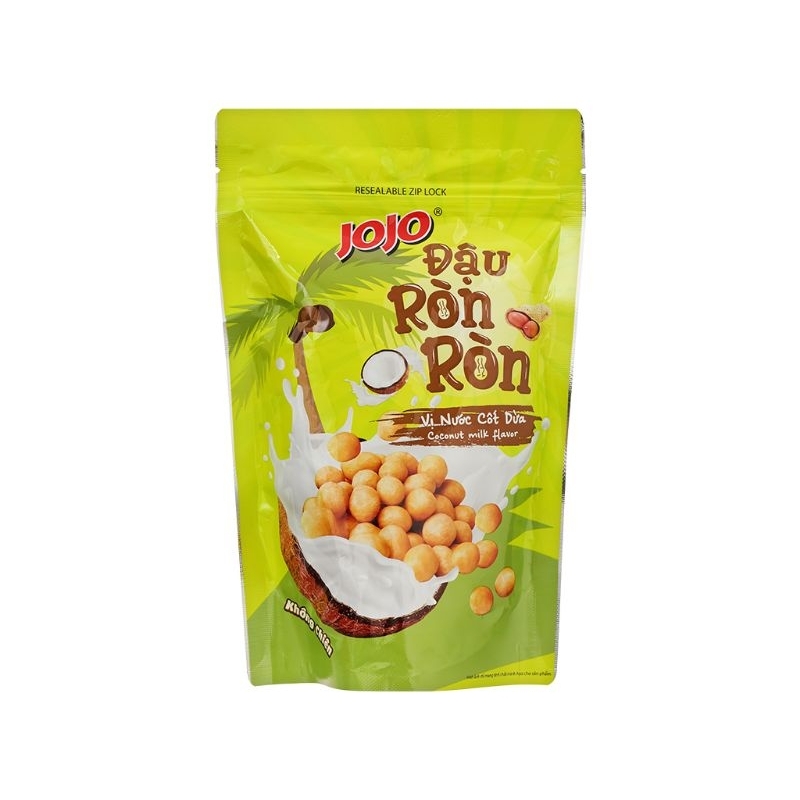 Đậu phộng vị nước cốt dừa Jojo gói 80g