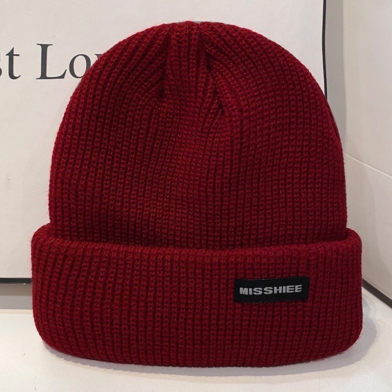 Mũ len dệt kim thời trang nam nữ