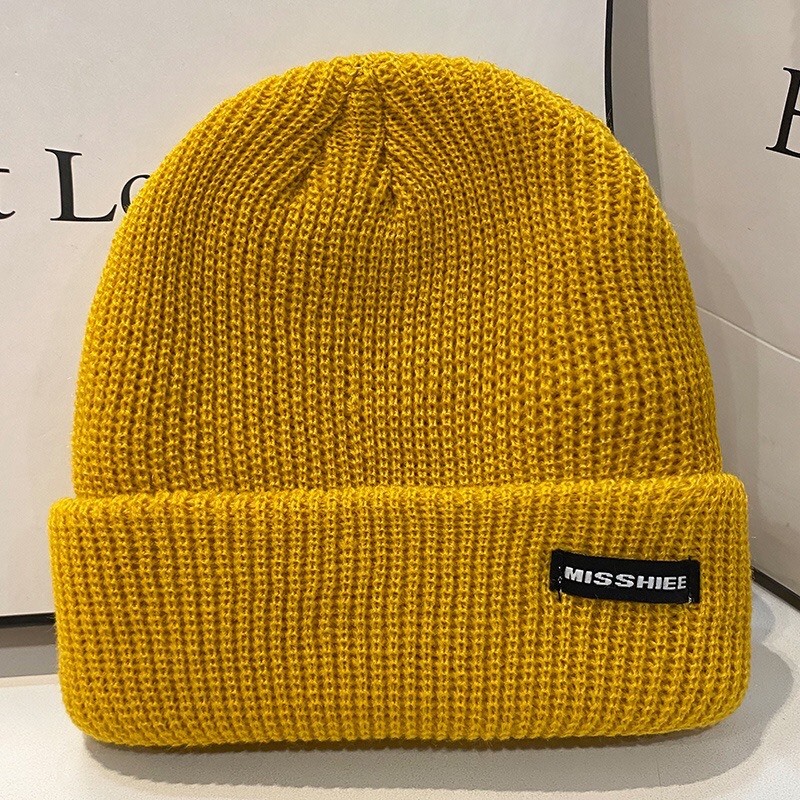 Mũ len dệt kim thời trang nam nữ